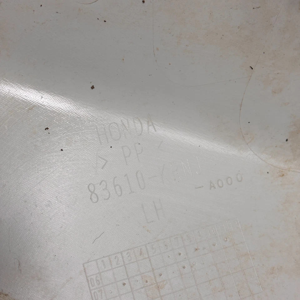 Honda CRF 450 2004-2008 Seitenteile weiss rot Originalteile OEM 83510-MENF-7300 - Bild 4 von 4