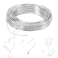 Basteldraht 1Mm X 50M Aluminiumdraht FüR Schmuck Und Bastelarbeiten