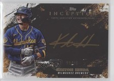 2021 Topps Inception Silver Signings Gold Ink 10/25 Keston Hiura Auto 0am1