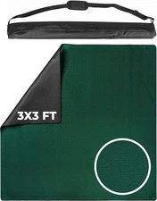 Feltectors Neoprene Board Game Mat 35 x 35" – Fitted for 35-Inch Table- Green