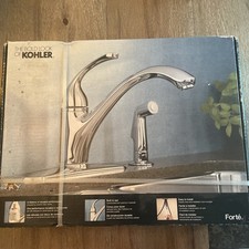 Kohler Forte R10412-N-CP Kitchen Faucet Polished Chrome NOS Sealed