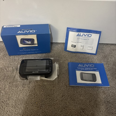 #ad AUVIO TM 3.5quot; Portable Digital TV Television digital Unteste Open box $40.00