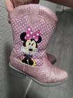 Disney Minnie Mouse Girls Pink Glitter Polka Dot Western Boots Mid-Calf Sz 9 — photo 6