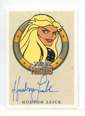 Xena & Hercules Animated Adventures Hudson Leick Callisto Autograph Card