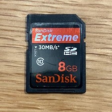 SanDisk Extreme 8GB SD Card