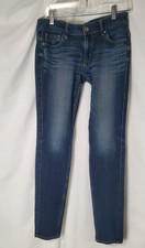 Uniqlo UJ Women s Skinny Fit Tapered Mid Rise Light Blue Jeans Size 28