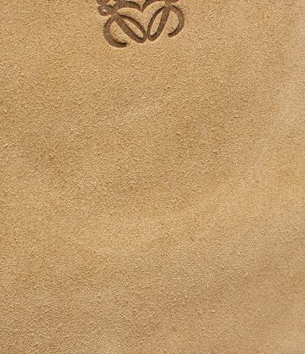 Loewe Suede Calfskin Amazona handbag gold brown - Picture 6 of 6