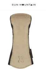 Sun Mountain Canvas/Leather Hybrid Headcover New Beige Chocolate Brown