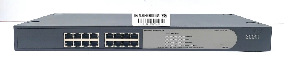 HP V1405-16 Switch JD984A & 3Com Baseline Switch - Image 4 of 4