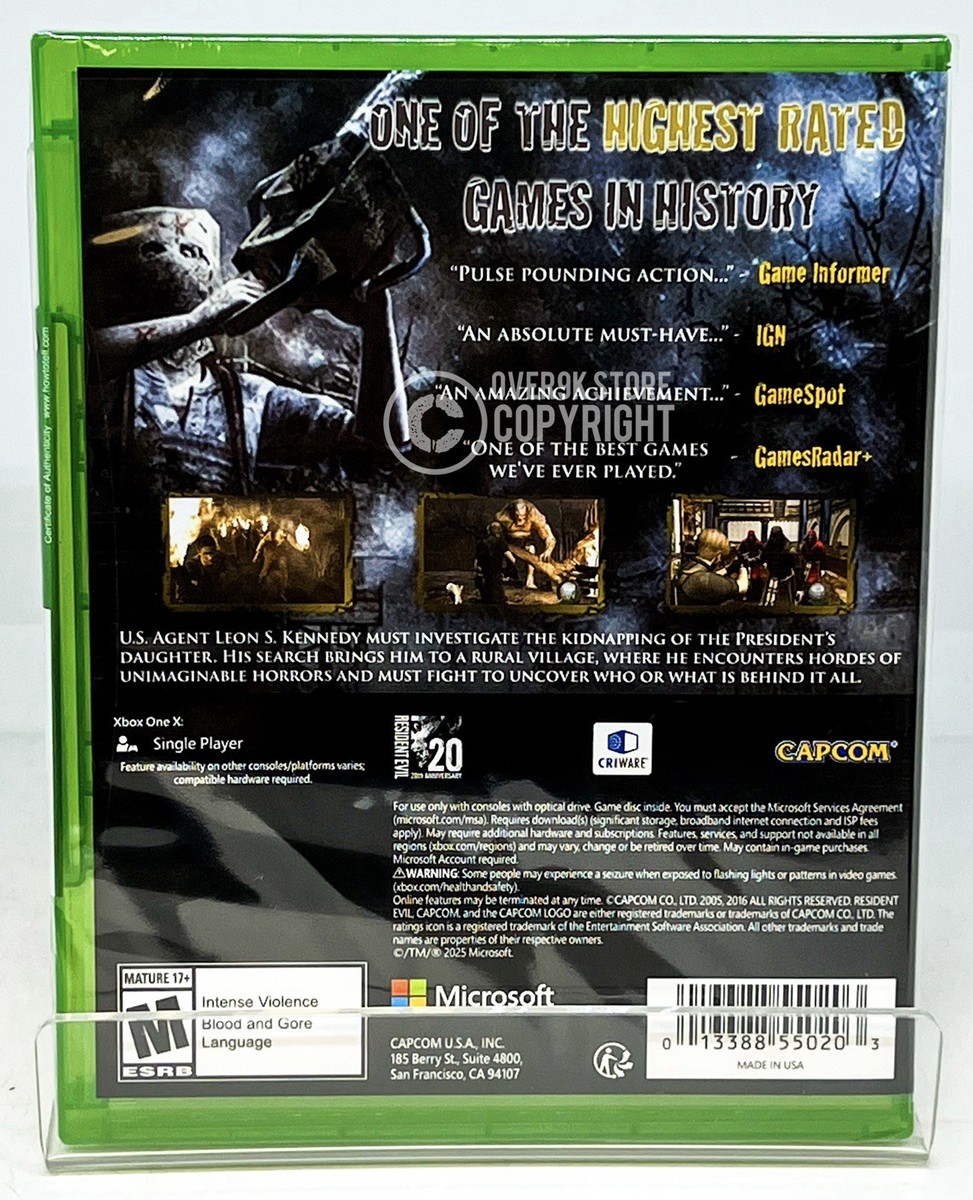 Resident Evil 4 - Xbox One - Brand New | Factory Sealed