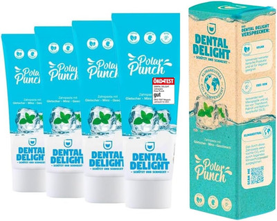DENTAL DELIGHT Polar Punch Zahnpasta, Vegane Zahnpasta Mit Geschmack, Zahncreme.