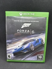 Xbox One Forza Motorsport 6 Ten Year Anniversary Edition CIB Tested & Works 2015