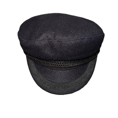 RARE Royal Navy Imper Hat Sailor Cap Captain's size 59 dark blue