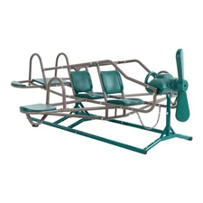 Lifetime Ace Flyer 90135 Earth Tone Airplane Teeter Totter Double Play Seesaw