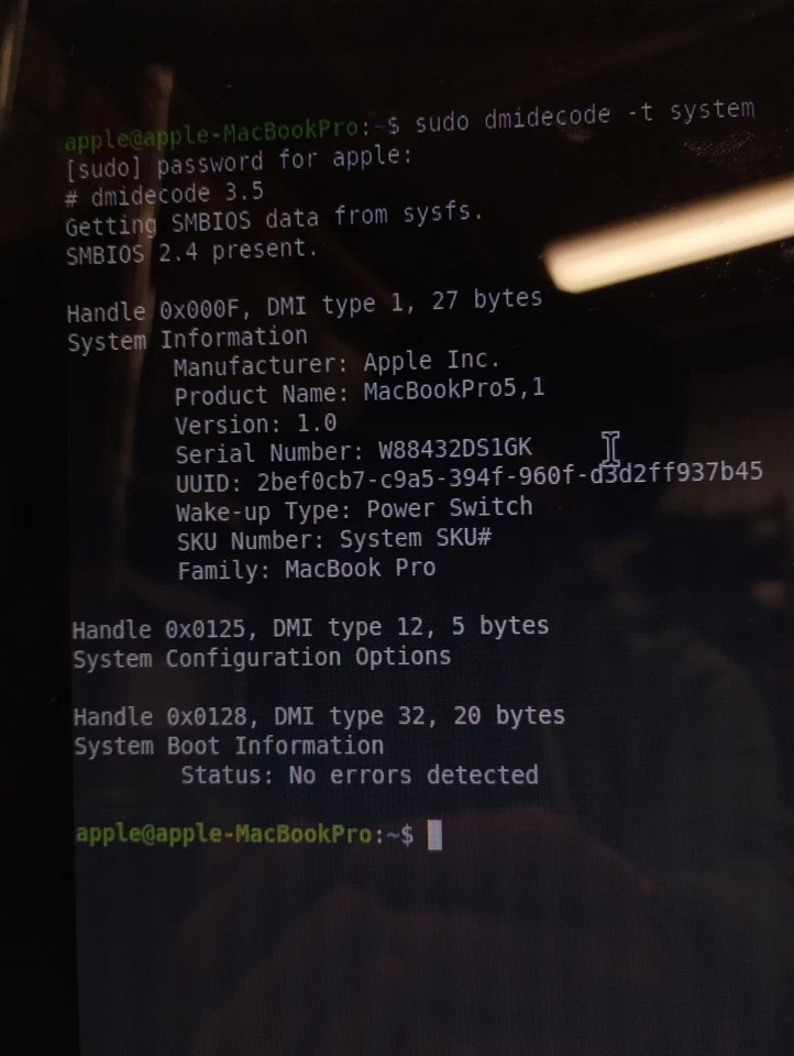 Apple MacBook Pro A1286 15.6" Core 2 Duo 4GB RAM 320GB HDD NVIDIA Linux Mint 22 - Image 4 of 4