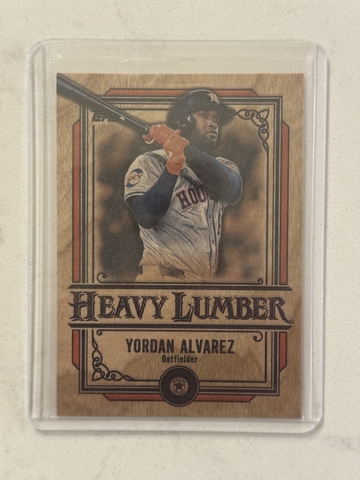 2024 Topps Series 1 - Heavy Lumber Yordan Alvarez #HL-6