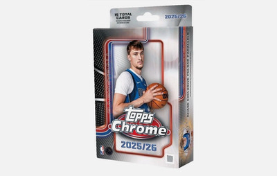 2025-26 Topps Chrome Hanger Box NBA Basketball  CONFIRMED ORDER QTY Available