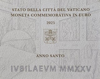 VATICANO 2 EURO 2025 ANNO SANTO