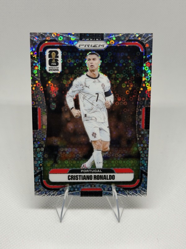 2026 Panini Prizm World Cup Cristiano Ronaldo Silver Disco Prizm #367