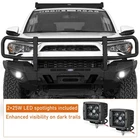 Fit 2014-2024 Toyota 4Runner Front Bumper w/ Full Grille & Headlight Protection