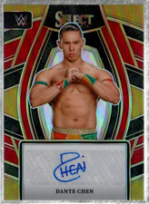 2024 Select WWE Signature Selections Red Prizms #SLDCH Dante Chen Auto /99