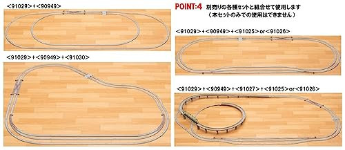 TOMYTEC TOMIX N gauge rail set double track crossover point