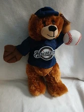 Milwaukee Brewers Plush MLB Bear Brown Size 12" Good Stuff 2014