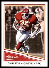 Christian Okoye 2017 Panini Classics #147 Chiefs NFL READ FREE SHIP AutographDen