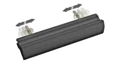 Brainerd 4 1/2'' Adjustable Casual Column Pull Matte Black 4 pack