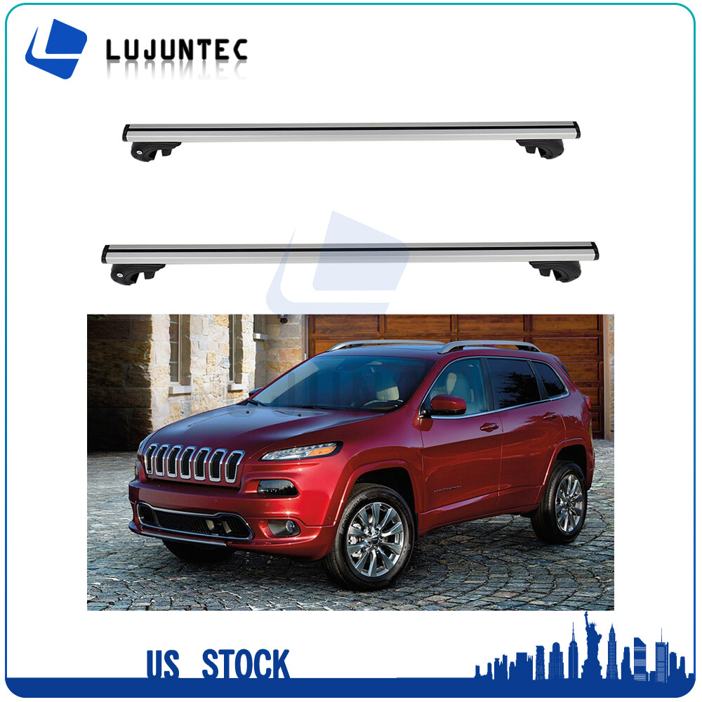 Roof Rack Set Cross Bar For 2014-2018 Jeep Cherokee Luggage Carrier Adjustable