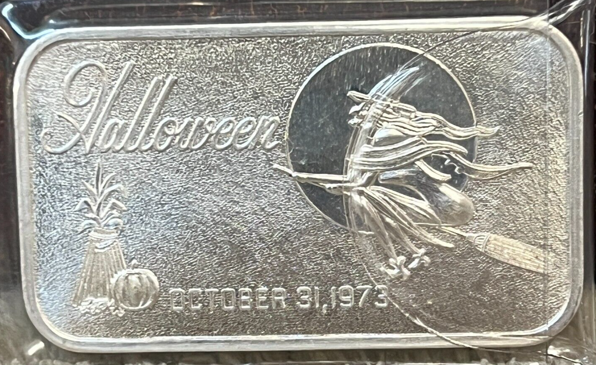1973 Halloween Galaxy Limited Edition .999 1oz Silver Art
