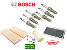 Spark Plug & Air Oil AC Cabin Filter Tune Up Kit 10pcs OEM for Mercedes C CLK