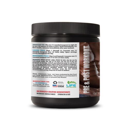 Vitamin Drink Powder - MICRONIZED CREATINE- Increases Muscle Mass 1C - Picture 3 of 13
