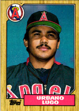 1987 Topps Urbano Lugo  California Angels #92
