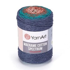 YarnArt Macrame Cotton Spectrum Macrame Cord 8.80 Oz, 246.06 Yds 80 1327
