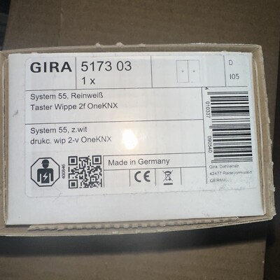Gira Wippe 517303 KNX Taster 2f System 55 reinweiß