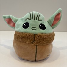 EUC Reversible Baby Yoda Grogu Plush Toy Double-Sided Stuffed Plush Super Soft