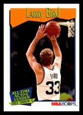 1991-92 Hoops #532 Larry Bird Free Shipping