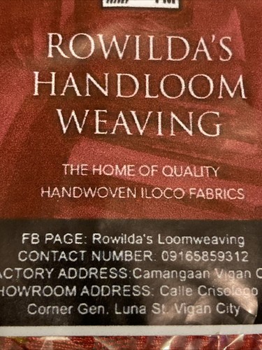 Rowildas Handloom Weaving 6 Pcs Placemats 18”X13” Handwoven Iloco Fabric NEW - Picture 5 of 5