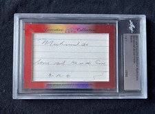 2017 Leaf Executive Masterpiece Muhammad Ali Joe Frazier Auto 1/1 w/inscription