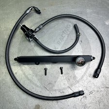 K Series Satin Black Fuel Rail 6an For Honda Civic Integra Eg Ek Dc K20 K24