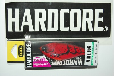 yo zuri duel hardcore 75s vibe 3'' 3/4oz red craw crawdad r1193-cf