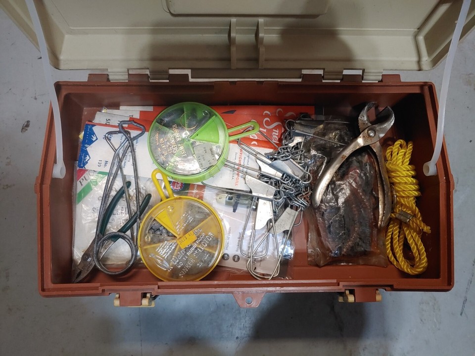 Plano Tackle Box Full of Vintage Fishing Lures eBay