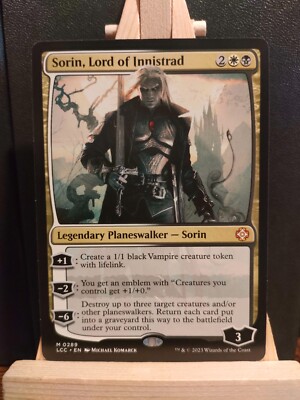 Wizards Of The Coast MTG MTG Sorin, Lord Of Innistrad - Mythic Rare Card  From Lost Caverns Of Ixalan Commander