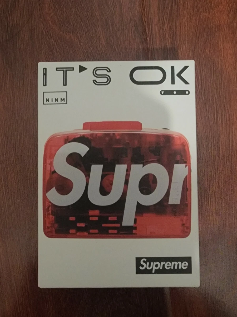 Supreme Its Ok Too Transparent Cassette Tape Player Bluetooth/ SS22 Week 1 (NEW)
