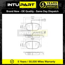 Juego de pastillas de freno traseras Alfa Romeo 4C Spider 1.8 IntuPart 77366753