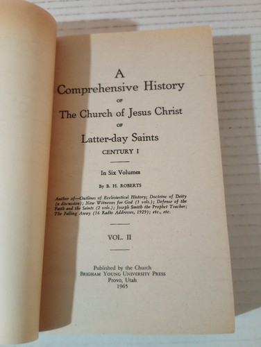 A Comprehensive History Of The Church LDS Mormon Vols 1-6 + Index By B H Roberts - Picture 2 of 12