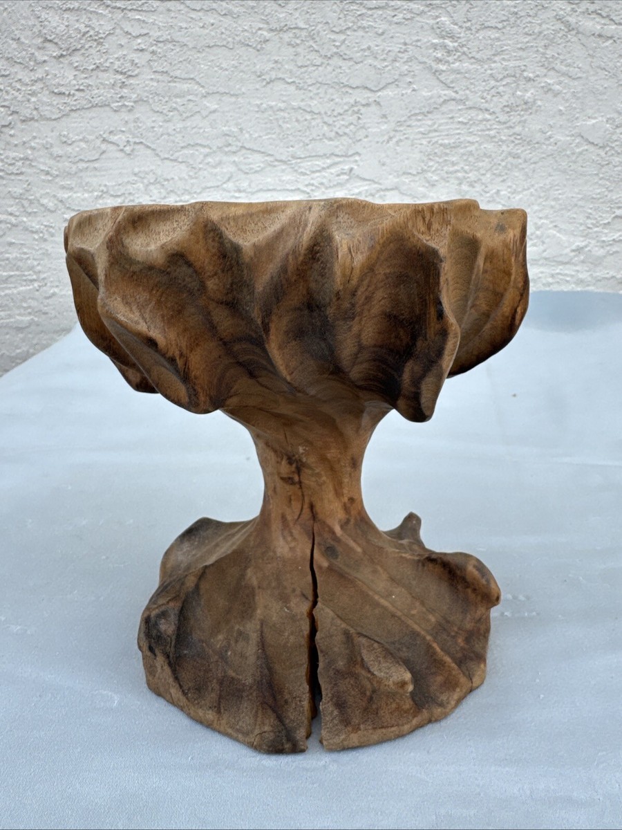 希少 Antique wooden display stand Vintage Wood Display Stand 6