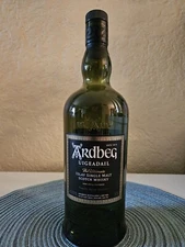 Ardbeg Uigeadail "The Ultimate Islay Single Malt Scotch Whisky" EMPTY bottle.