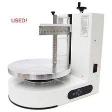 Second Hand! 6-14in Cake Cream Spreader Cream Coating Smearing Machine 110V 200W